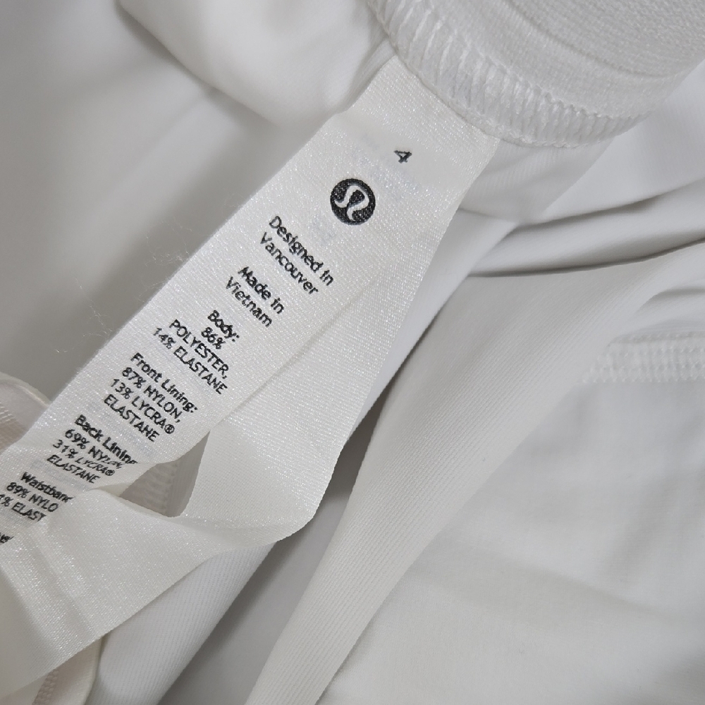 Lululemon Court Rival White Skirt Size 4 - Picture 7 of 14